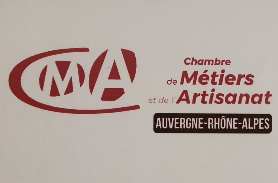 logo rouge CMA Chambre des Métiers et de l'Artisanat Auvergne Rhône Alpes