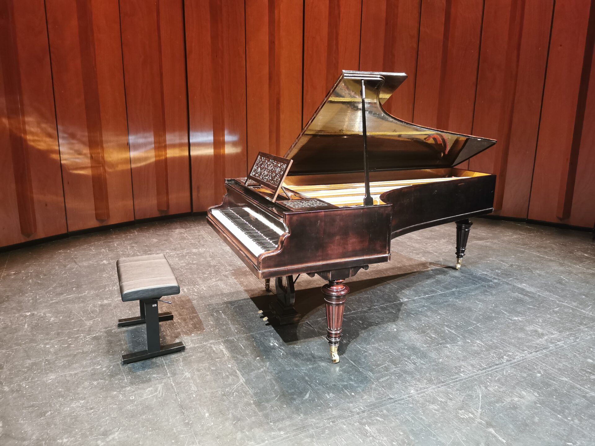 piano Erard de la Collection Balleron au théâtre du jeu de Paume au festival de Pâques d'Aix en Provence