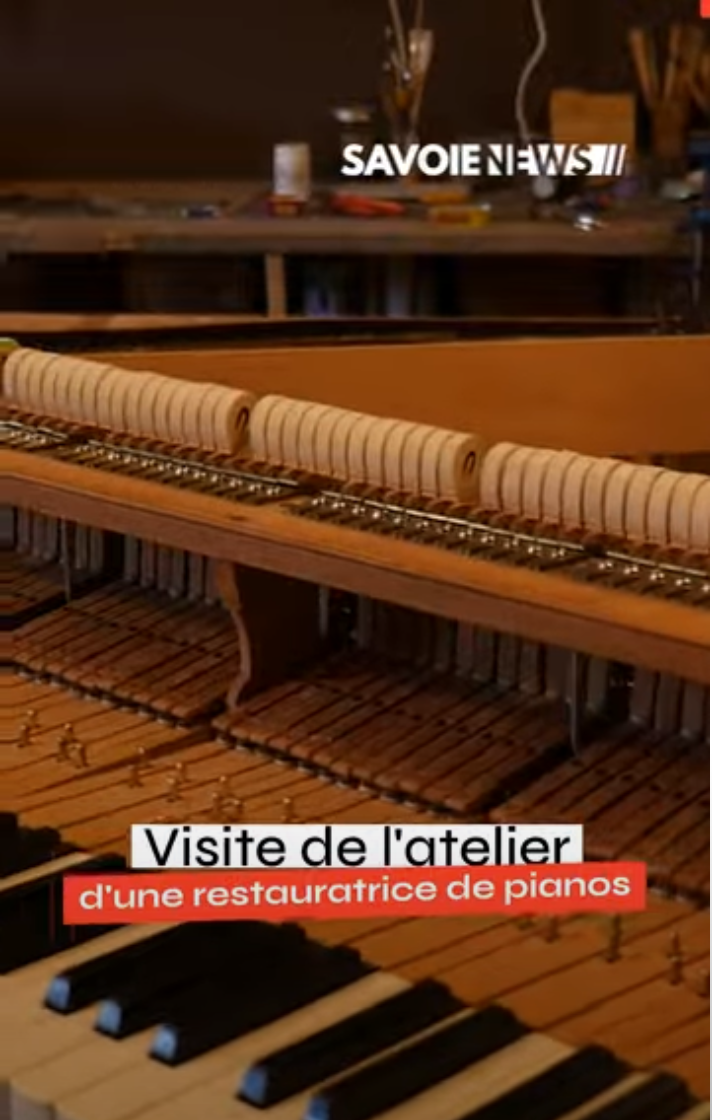 Marion Lainé restauratrice de pianos Savoie News